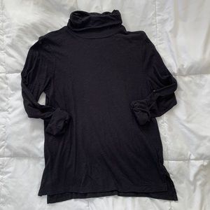 Madewell Whisper Cotton Turtleneck Long Sleeve